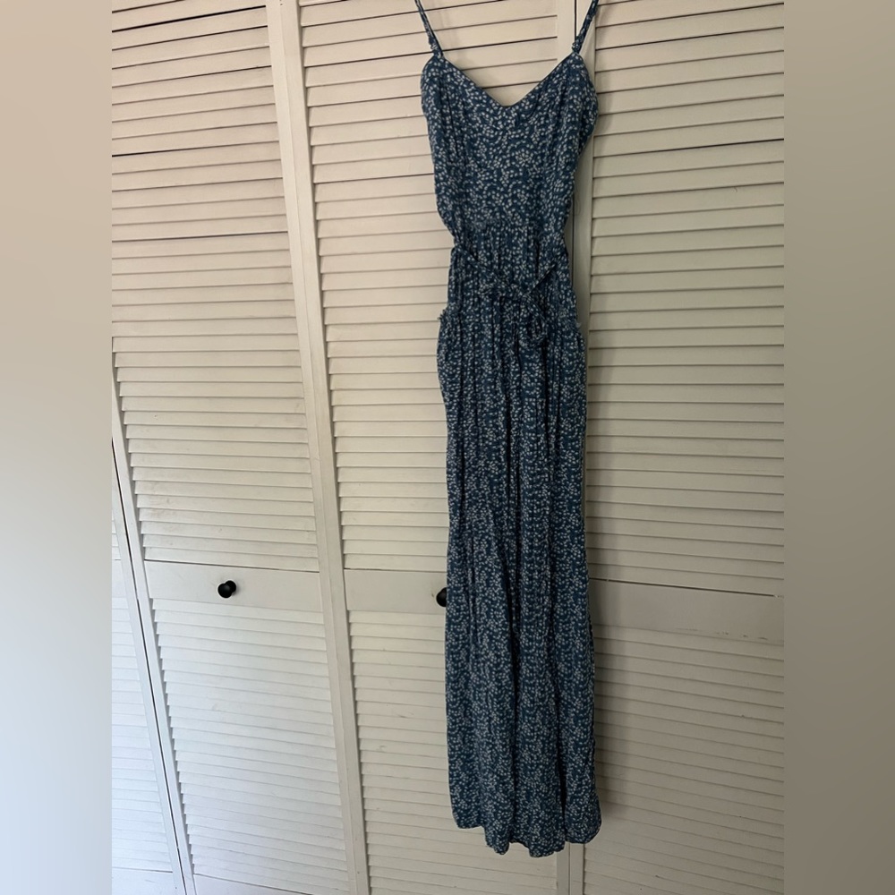Floral Lightweight Wide-Leg Jumpsuit
